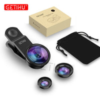 Universal Wide Angle Zoom Macro Lenses Mobile Phone Lens Fisheye Camera Fish eye For iPhone 6 7 8 X Smartphone Lentes Microscope