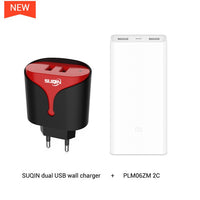 Original Xiaomi Power Bank 20000mAh 2C Portable Charger Support QC3.0 Dual USB Mi External Battery Bank 20000 for Mobile Phones