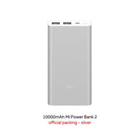 10000mAh Xiaomi Mi Power Bank 2i External Battery Bank 18W Quick Charge Powerbank 10000 PLM09ZM with Dual USB Output for Phone