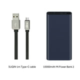 10000mAh Xiaomi Mi Power Bank 2i External Battery Bank 18W Quick Charge Powerbank 10000 PLM09ZM with Dual USB Output for Phone