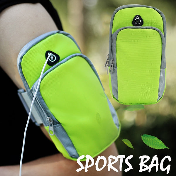 Universal Smartphone Armband Sports Running Bag Case for iPhone Samsung Waterproof Mobile Phone Earphone Keys Arm Bags Pouch