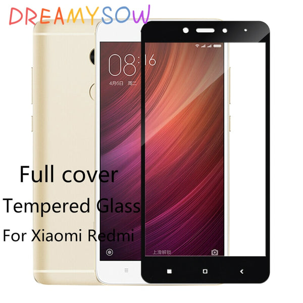 Full Cover Tempered Glass For Xiaomi Redmi 4X Prime Pro 4A 4 Standard Note 4X MTK X20 32GB 64GB Global Version 4X Snapdragon625