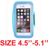 Armband For Size 4'' 4.5'' 4.7'' 5'' 5.5'' 6'' inch Sports Cell Phone Holder Case For iphone Huawei Samsung Xiaomi Phone On Hand