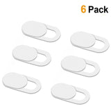 6PCS Universal WebCam Cover Shutter Magnet Slider Plastic Camera Cover for IPhone PC Laptops Mobile Phone Lens Privacy Sticker