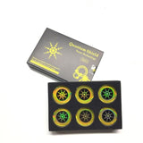 6pcs Quantum Shield Sticker Mobile Phone Sticker For Cell Phone Anti Radiation Protection from EMF Fusion Excel Anti-Radiation