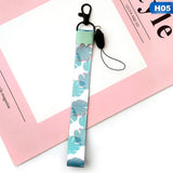 Mobile Phone Strap Cartoon Cute Cat Bamboo Lanyard Neck Strap For Keys ID Card S For Huawei USB Badge Holder DIY Hang Rope