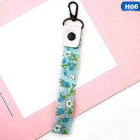 Mobile Phone Strap Cartoon Cute Cat Bamboo Lanyard Neck Strap For Keys ID Card S For Huawei USB Badge Holder DIY Hang Rope