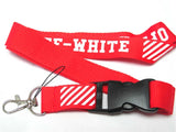 ONE PC Mens OFF WHITE  Badge Lanyard for Keys ID Holders  Mobile Phone Neck Straps