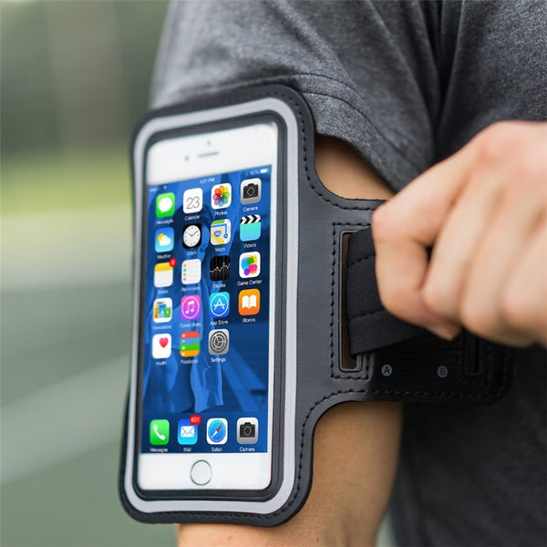 Water Resistant Gym Sports Fitness Holder Cover for iPhone X 8 7 6 For Galaxy S9 Plus Note 8 Running Armband Hiking Phone Case