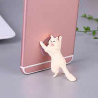 Phone Holder Cute Cat Support Resin Mobile Phone Holder Stand Sucker Tablets Desk Sucker Design high quality Smartphone Holder