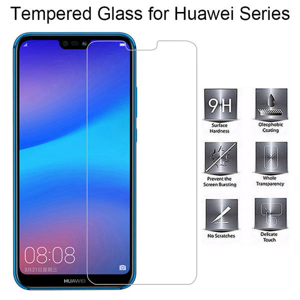 Transparent Screen Glass for Huawei P20 Lite P10 Plus 9H HD Glass on Huawei P8 P9 Lite 2017 Tempered Glass Film for P20 Pro P10