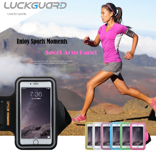 Sport Armband Case Cover For iPhone 6 7 8 Plus X Xr XS MAX Samsung Galaxy S8 S9 5.5" Universal Waterproof Running Arm Band Bag