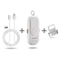 GARAS Magnetic Power Bank For iPhone/Micro USB/Type C 1000mAh Mini Magnet Charger Power Bank 18650 For iPhone/iPad/Xiaomi/LG