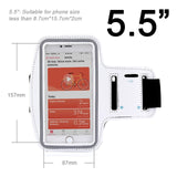 HORUG Waterproof Sports Phone Armband For iPhone xs max Running Armband Case Holder For Phone On Hand Mobile Brassard Telephone