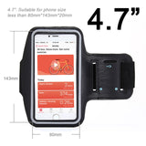 HORUG Waterproof Sports Phone Armband For iPhone xs max Running Armband Case Holder For Phone On Hand Mobile Brassard Telephone