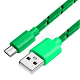 OLAF Nylon Braided Micro USB Cable 1m/2m/3m Data Sync USB Charger Cable For Samsung HTC LG huawei xiaomi Android Phone Cables