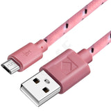 OLAF Nylon Braided Micro USB Cable 1m/2m/3m Data Sync USB Charger Cable For Samsung HTC LG huawei xiaomi Android Phone Cables