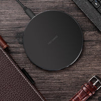 WLMLBU 10W Qi Wireless Charger for iPhone X/8 Visible Fast Wireless Charging pad for Samsung S9/S9+ S8 Note 9 9+ 8 Xiaomi Huawei