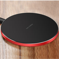 WLMLBU 10W Qi Wireless Charger for iPhone X/8 Visible Fast Wireless Charging pad for Samsung S9/S9+ S8 Note 9 9+ 8 Xiaomi Huawei