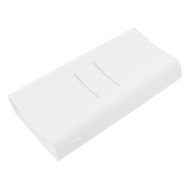 1pc Anti-slip Silicone Protection Case Cover For Xiaomi mi 2C 20000mAh Powerbank Protector Sleeve Power Bank Accessories White