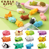 Etmakit Cable Protector Cute Animal Bite Shape Prevents Breakage Cable Protects for iPhone NK-Shopping
