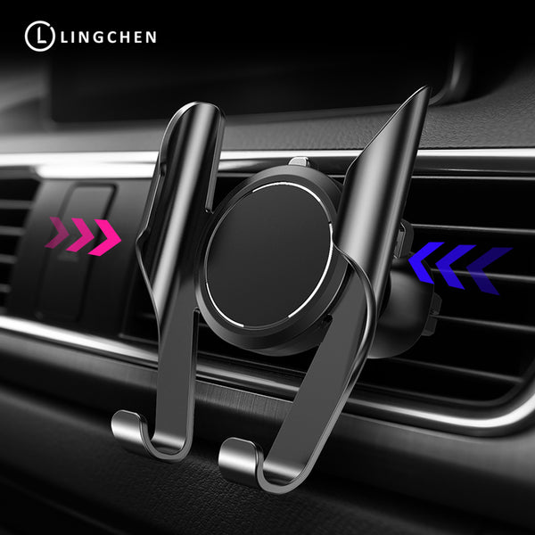 LINGCHEN Car Phone Holder 360 Rotation Holder for Phone in Car Air Vent Mount Car Holder Stand for iPhone 7 8 XS Max Universal