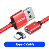 FONKEN Magnetic Cable fast charging Magnet Micro USB and Type C Cable Sync Data Phone Cables Quick Charge Magnet Charger Cable