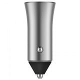 New Version Xiaomi Mi Car Charger Dual USB Quick Charge 5V/2.4A 9V/2A 12V/1.5A Max 18W Fast Charge Edition With LED Light tips