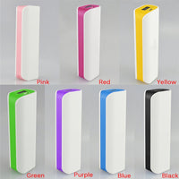 Portable Led Pover Power Bank (No Battery Mobile Power Bank 1x 18650 Box Phone Charger diy Case Powerbank Dual USB Poverbank