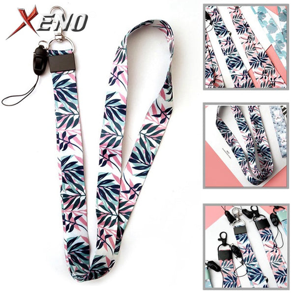 Mobile Phone Strap Cartoon Cute Cat Lanyard phone hand Neck Strap cord For Keys ID Card S For USB Badge Holder Hang Mobile Rope