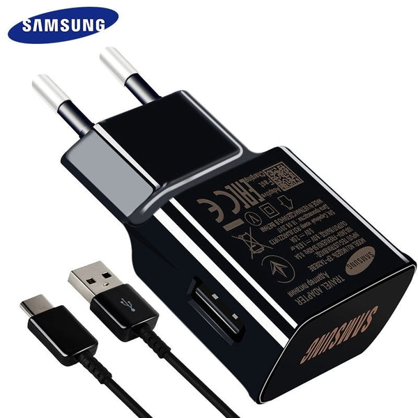 Samsung S8 S9 plus note9 Original Fast Charger 9V1.67A  Quick Adapter EU/US Note8 S9 S8 C5 C7 C9 pro 1.2/1.5M USB Type C Cable