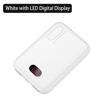 Power Bank for xiaomi mi iPhone,USAMS Mini Pover Bank 10000mAh LED Display Powerbank External Battery Poverbank  Fast charging