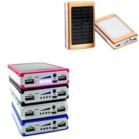 Portable DIY 5x18650 Powerbank Pover Power Bank 18650 Solar Power Bank Case Box Dual USB Kit Phone Charger Flashlight