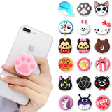 ZUCZUG Universal mobile phone bracket Cute 3D Animal airbag Phone Expanding Stand Finger Holder rabbit bear phone holder Stand