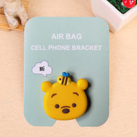 ZUCZUG Universal mobile phone bracket Cute 3D Animal airbag Phone Expanding Stand Finger Holder rabbit bear phone holder Stand