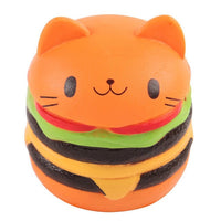 2018 Jumbo Squishy Toys Children Slow Rising Antistrss Toy Cat Hamburger French fries Popcorn Coffee Cup Squishies Stress Relief