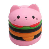 2018 Jumbo Squishy Toys Children Slow Rising Antistrss Toy Cat Hamburger French fries Popcorn Coffee Cup Squishies Stress Relief