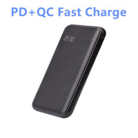 ROCK Mini Power Bank 10000mAh External Battery Charger Portable Charger Dual USB Powerbank for iphone X Samsung Xiaomi