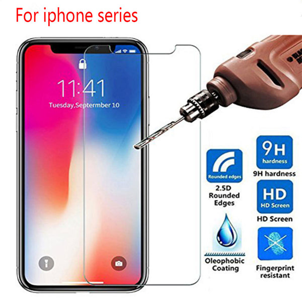 9H HD Tempered Glass For iphone X XS Max XR 6 6s 7 8 plus 5s 10 Screen Protector protective Glass on iphone 7 8 6 Plus X 5 glass