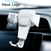 GETIHU Gravity Car Holder For Phone in Car Air Vent Clip Mount No Magnetic Mobile Phone Holder Cell Stand Support For iPhone X 7