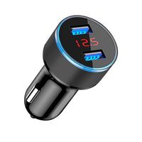 Universal Dual USB Car Charger 5V 3.1A Mini Charger Fast Charging With LED for Mobile Phone Smart phone Xiaomi Samsung iPhone X