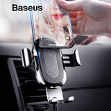 Baseus Qi Car Wireless Charger For iPhone 8 X XS Max XR Samsung Mobile Phone Charger 10W Fast Wireless Car Charging Mount Holder