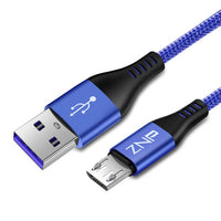 ZNP Micro USB Cable 3A Fast Charging Microusb Charger Cord For Samsung Xiaomi Redmi Note 5 Pro Honor Tablet Android Phone Micro