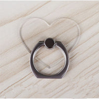 Universal Stent Mobile Phone Holder Stand Finger Ring Magnetic For cute Cell Smart Phone Transparent holder for iphone XS MAX 8