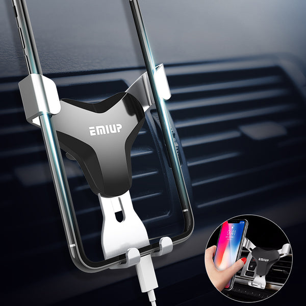 Car Phone Holder Universal Air Vent Mount Clip Cell Holder For Phone In Car No Magnetic Mobile Phone Stand Holder Smartphone