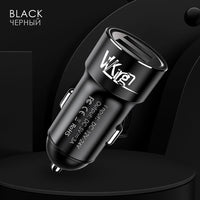 VVKing Car Charger 5V 3.0A Max Dual USB Fast Charging For iPhone Xiaomi Samsung Huawei SONY Phone 2 Ports USB Metal Car Charger