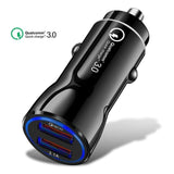 Olaf Car Charger Quick Charge 3.0 2.0 Mobile Phone Charger Fast Car Charger for iPhone XS Max Samsung 2 Port USB Phone Chargers