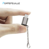 Portefeuille Adapter Micro USB Female to USBC Male Converter for Huawei Mate20 X Pro P20 Samsung S9 Micro Usb To Type-C Charger