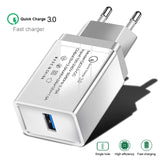 OLAF quick charge 3.0 fast usb charger for iphone 7 8 Plus X QC 3.0 Phone Charger For Xiaomi redmi 6a Mi8 For Huawei mate 20 pro