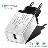 OLAF quick charge 3.0 fast usb charger for iphone 7 8 Plus X QC 3.0 Phone Charger For Xiaomi redmi 6a Mi8 For Huawei mate 20 pro